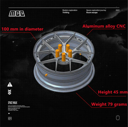 Metal Wheel Desk Decoration