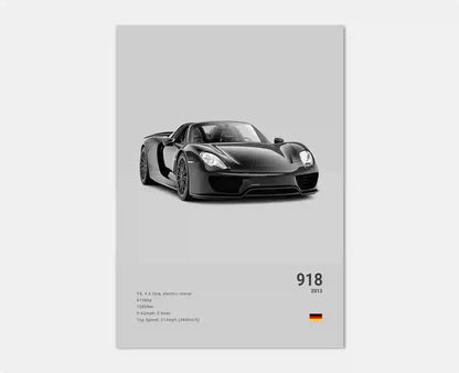 Luxury Porsche Poster