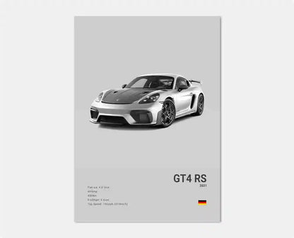 Luxury Porsche Poster