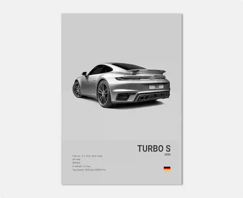 Luxury Porsche Poster